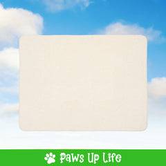 Border Collie Dog United We Love Fleece Sherpa Blanket - Perfect for Snuggling and Cozy Napping | Paws Up Life, LLC