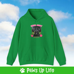 Giant Schnauzer Football Cheer Buddy Cheerleading Dog Unisex Hoodie Hooded Sweatshirt Classic Comfy Cotton | Paws Up Life, LLC