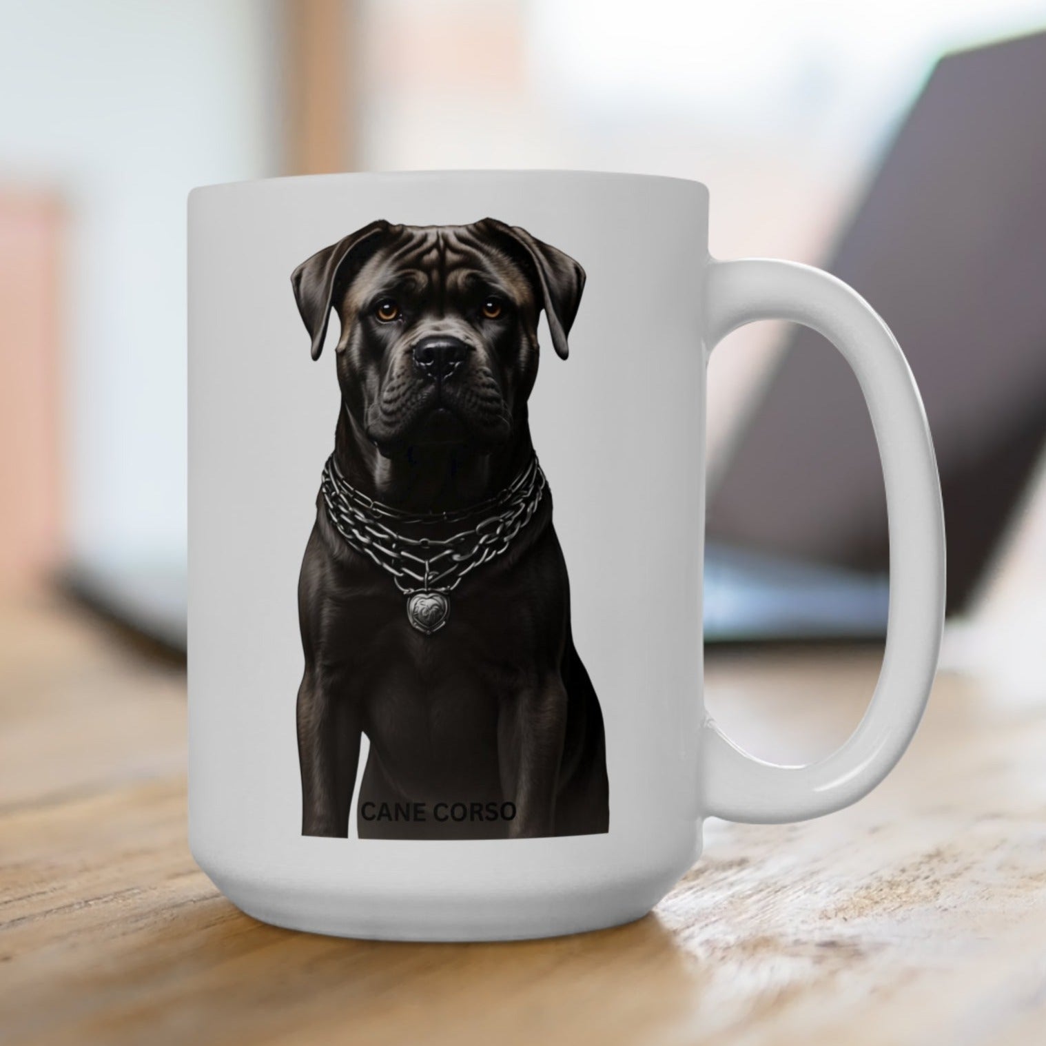 Cane Corso Mug: Showcase the Majestic Italian Breed with Every Sip - Perfect Gift for Dog Lovers, Dog Mom and Dad, Ceramic Mug 15oz