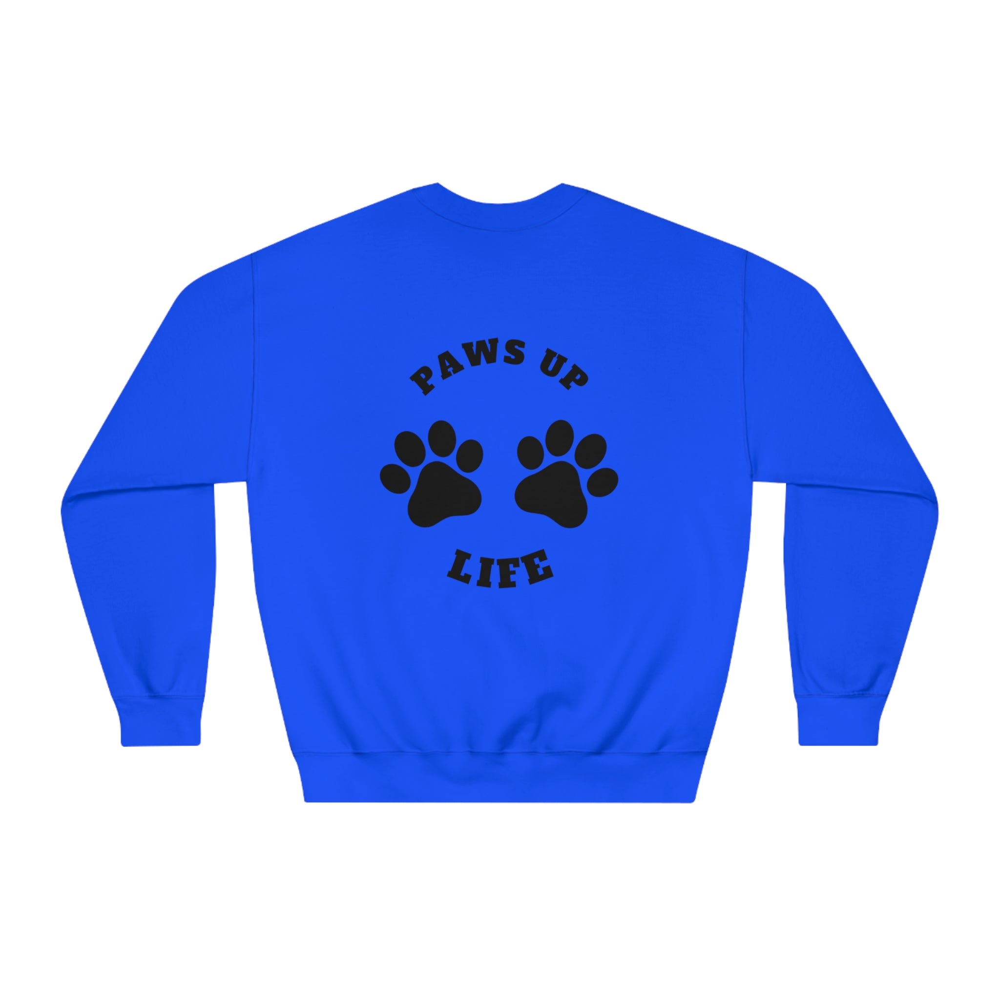 Italian Greyhound - Unisex Sweatshirt With The Paws Up Life Logo On The Back. Great Gift For Dog Mom Or Dad - Adults & Kids | Perfect Gifts for Pet Lovers - Cozy and Stylish Apparel - DryBlend® Crewneck Sweatshirt