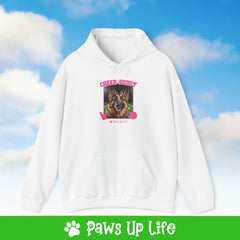 German Shepherd Football Cheer Buddy Cheerleading Dog Unisex Hoodie Hooded Sweatshirt Classic Comfy Cotton | Paws Up Life, LLC