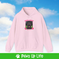 Irish Terrier Football Cheer Buddy Cheerleading Dog Unisex Hoodie Hooded Sweatshirt Classic Comfy Cotton | Paws Up Life, LLC