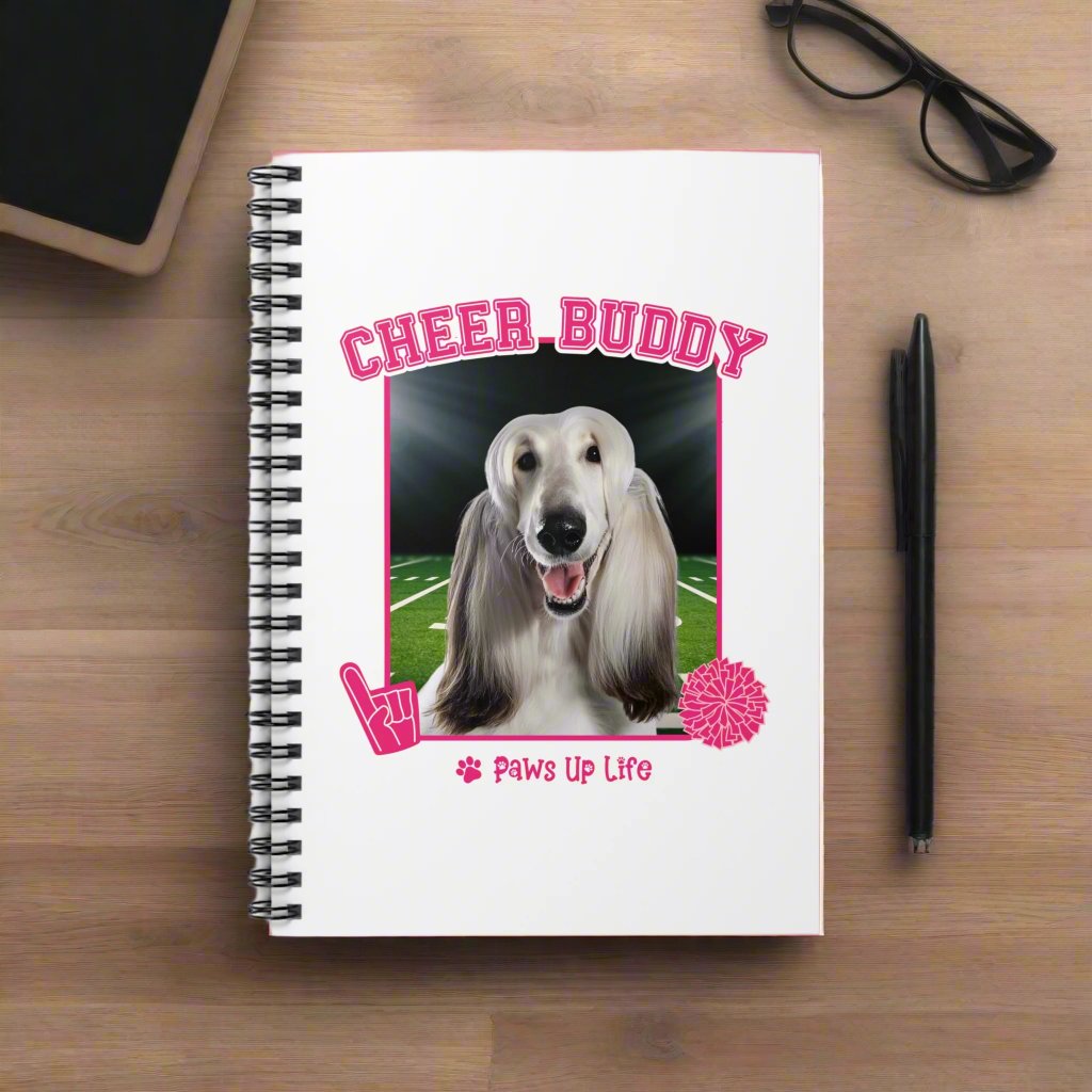 Afghan Hound Spiral Notebook for Office and Home - Ruled Line | Paws Up Life, LLC