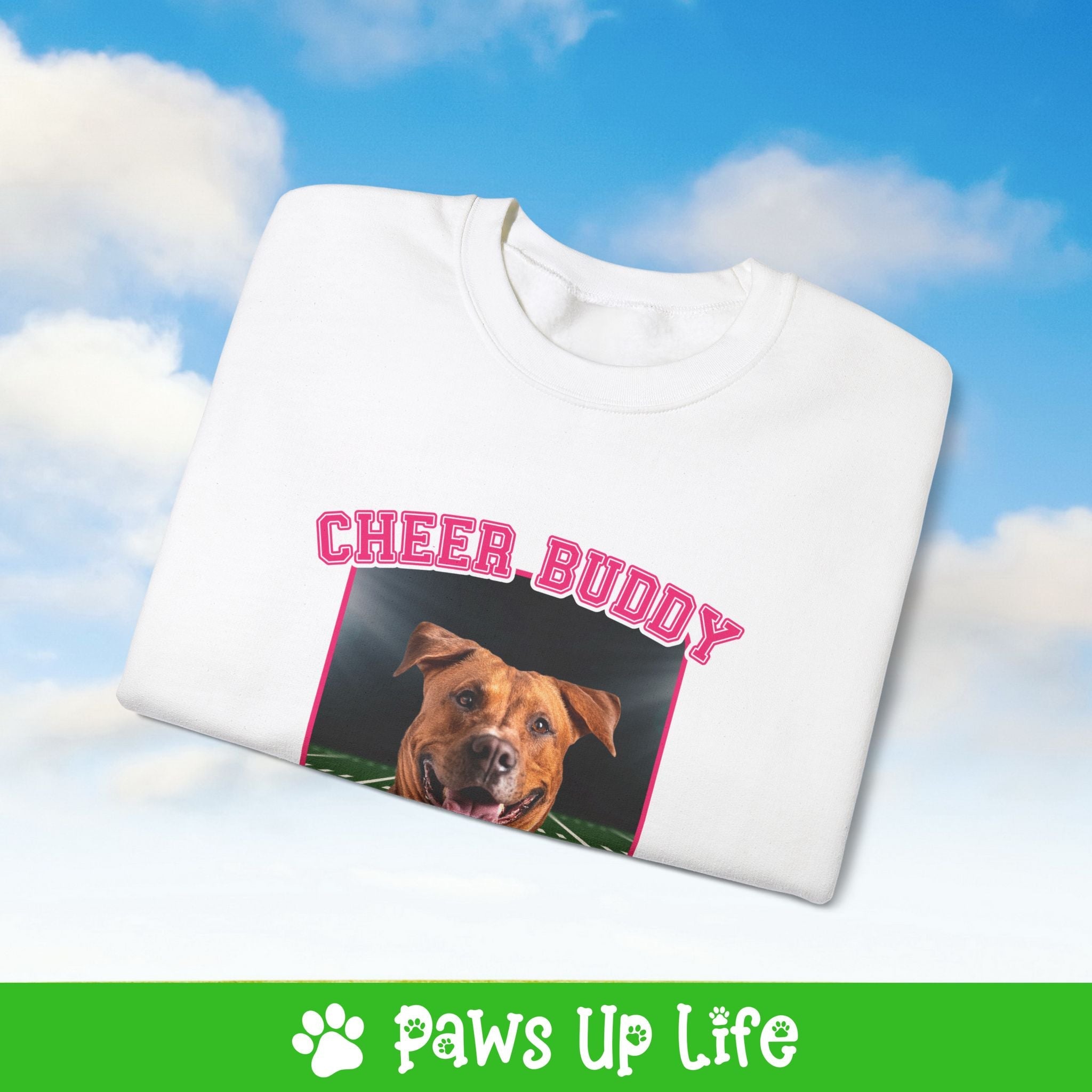 Beauceron Cheer Buddy Cheerleading Dog Crewneck Sweatshirt, Unisex Gift for Animal Lovers, Dog Mom Dad Sweatshirt, Cute Dog Lover Apparel, Fun Pet