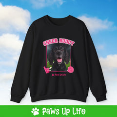 Boykin Spaniel Football Cheer Buddy Cheerleading Dog Crewneck Sweatshirt, Unisex Gift for Animal Lovers, Dog Mom Dad Sweatshirt, Cute Dog Lover Apparel, Fun Pet | Paws Up Life, LLC