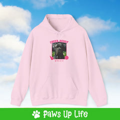 Cane Corso Football Cheer Buddy Cheerleading Dog Unisex Hoodie Hooded Sweatshirt Classic Comfy Cotton | Paws Up Life, LLC