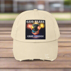 God Bless Cane Corso Patriotic Baseball Cap Hat Unisex OSFA Multiple Color Options