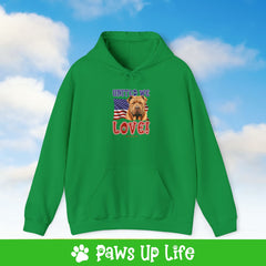 Chinese Shar Pei Dog United We Love Unisex Hoodie Hooded Sweatshirt Classic Comfy Cotton | Paws Up Life, LLC