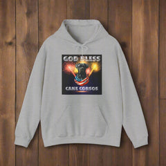 God Bless Cane Corso Patriotic Unisex Sweatshirt Heavy Blend™ Hooded