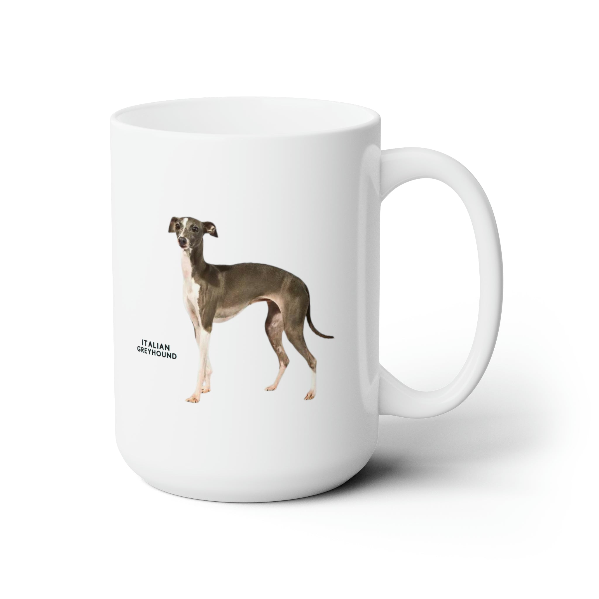 Italian Greyhound 15 oz Ceramic Coffee Mug - Perfect Gift for Dog Mom or Dad - Gift For All Occassions