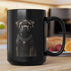 Cane Corso Coffee Mug  - Perfect Gift for Dog Lovers, Black Mug, 15oz | Paws Up Life, LLC