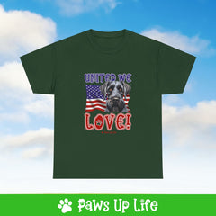 Giant Schnauzer Dog United We Love Dog Tee, Shirt, Unisex Pet Lover Gift, Dog Mom Dad Tshirt, Animal Rescue Advocate, Cute Puppy Graphic Top Classic Collar | Paws Up Life, LLC