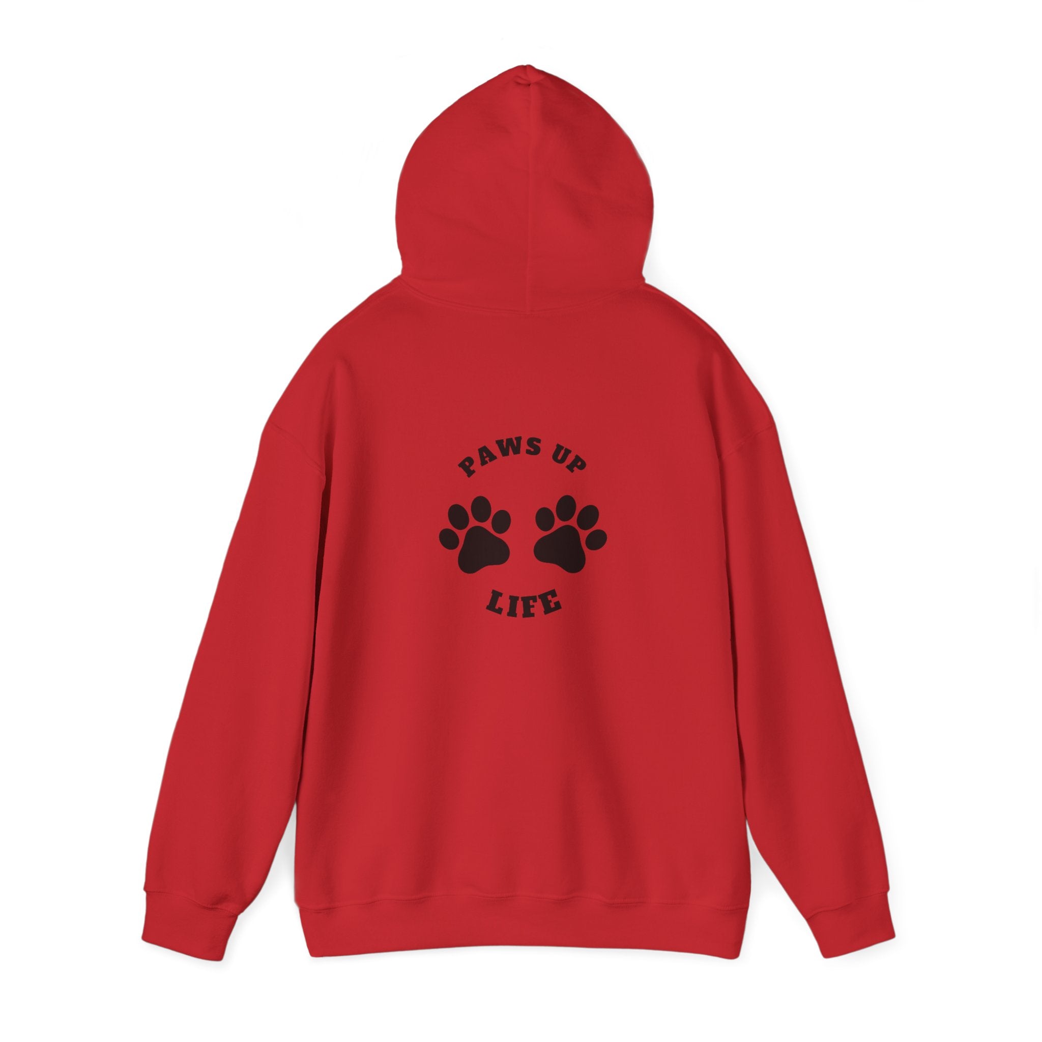 Best Dog Mom in the World Hoodie With The Paws Up Logo On The Back | Cozy & Stylish Gift for Dog Moms - Unisex Heavy Blend™ Hooded Sweatshirt. Great Gift For Dog Mom, Gift For Her