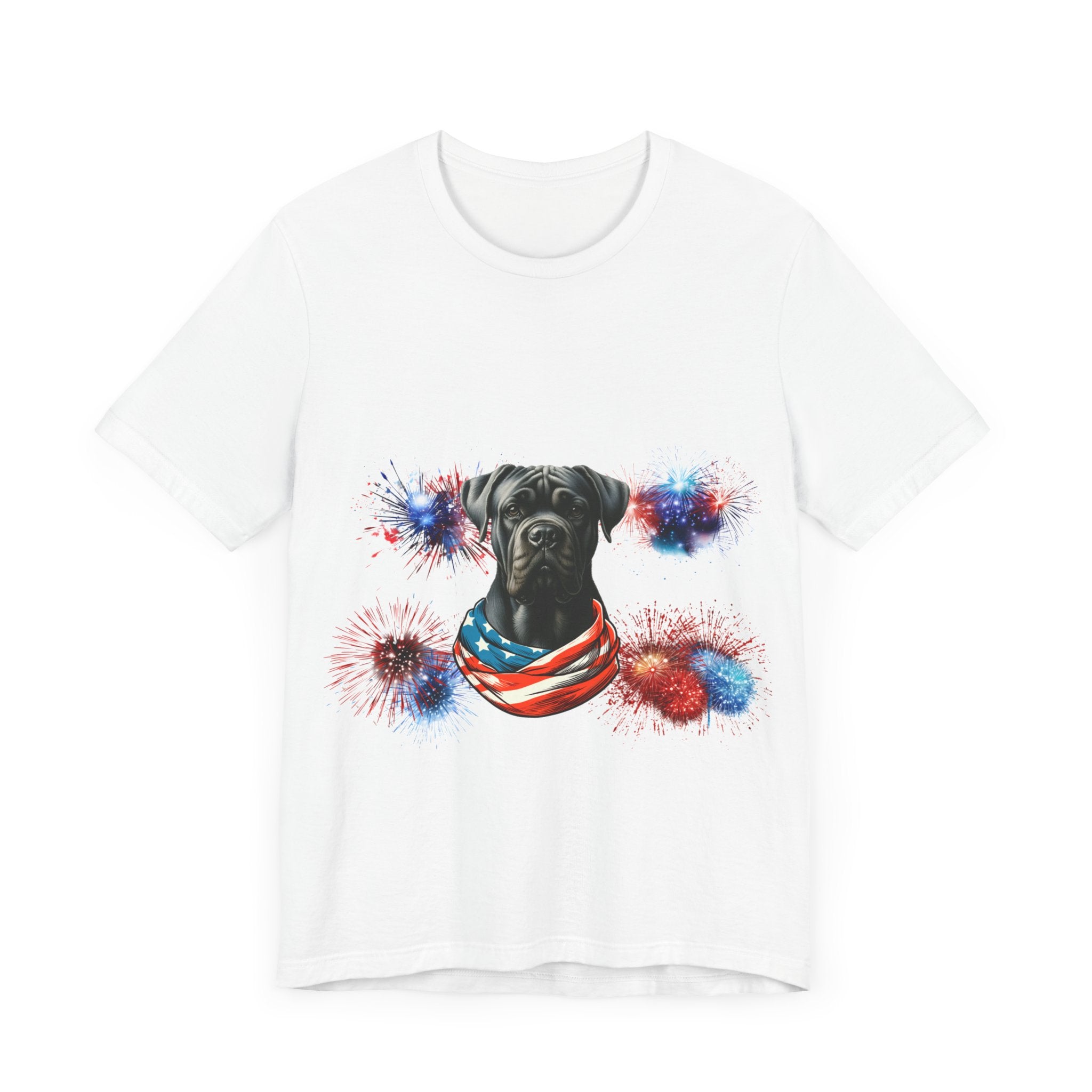 Celebrate Cane Corso Dog Patriotic Unisex Jersey Short Sleeve Tee Bella Canvas 3001