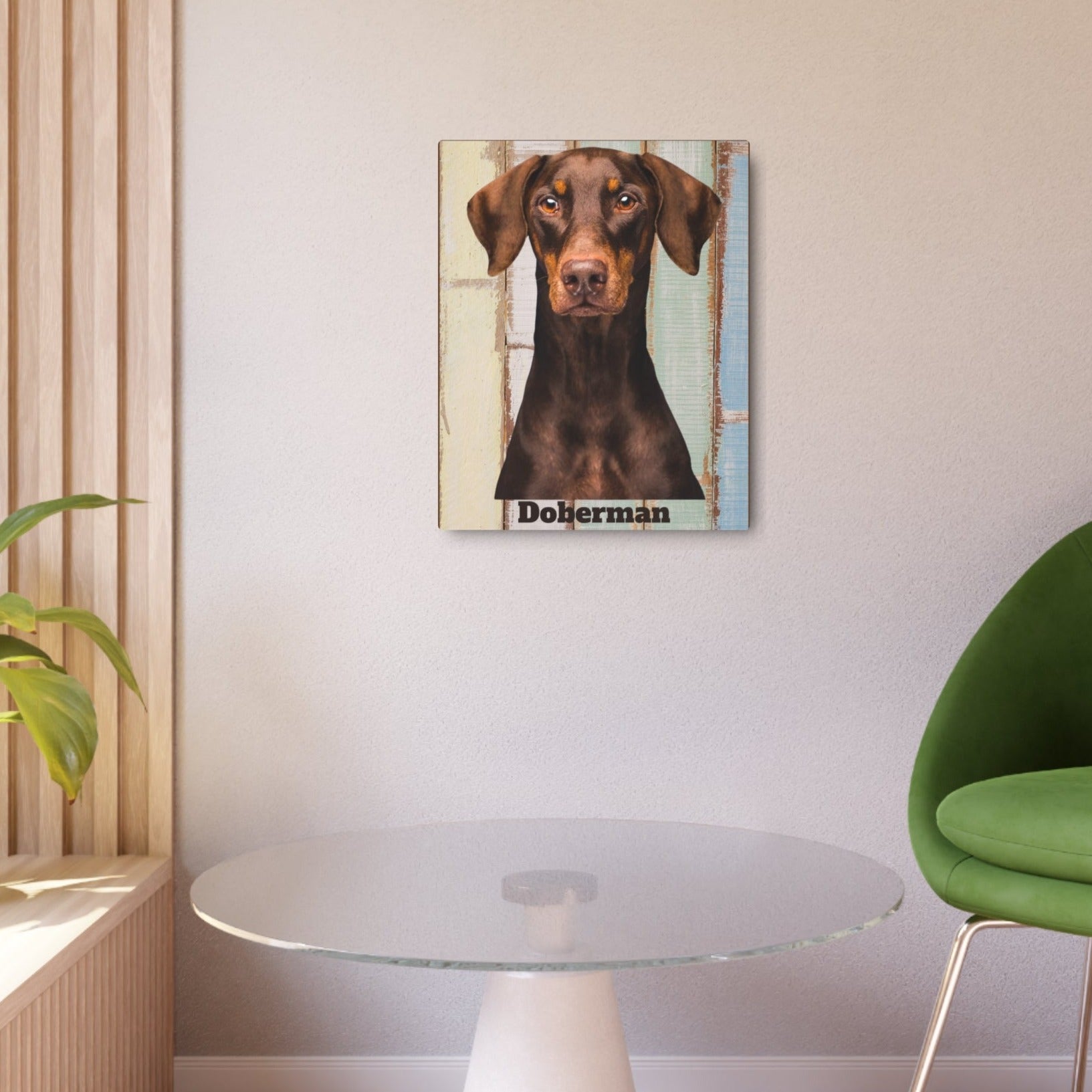 Doberman Metal Wall Art: Stunning Canine Décor for Dog Lovers | Premium Quality & Unique Design - Great Gift For Dog Mom Or Dad