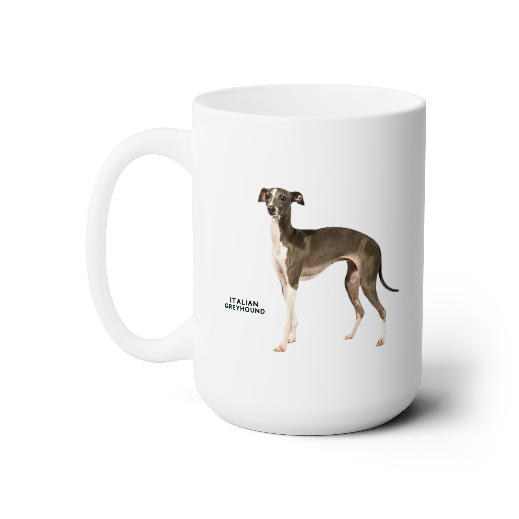 Italian Greyhound 15 oz Ceramic Coffee Mug - Perfect Gift for Dog Mom or Dad - Gift For All Occassions