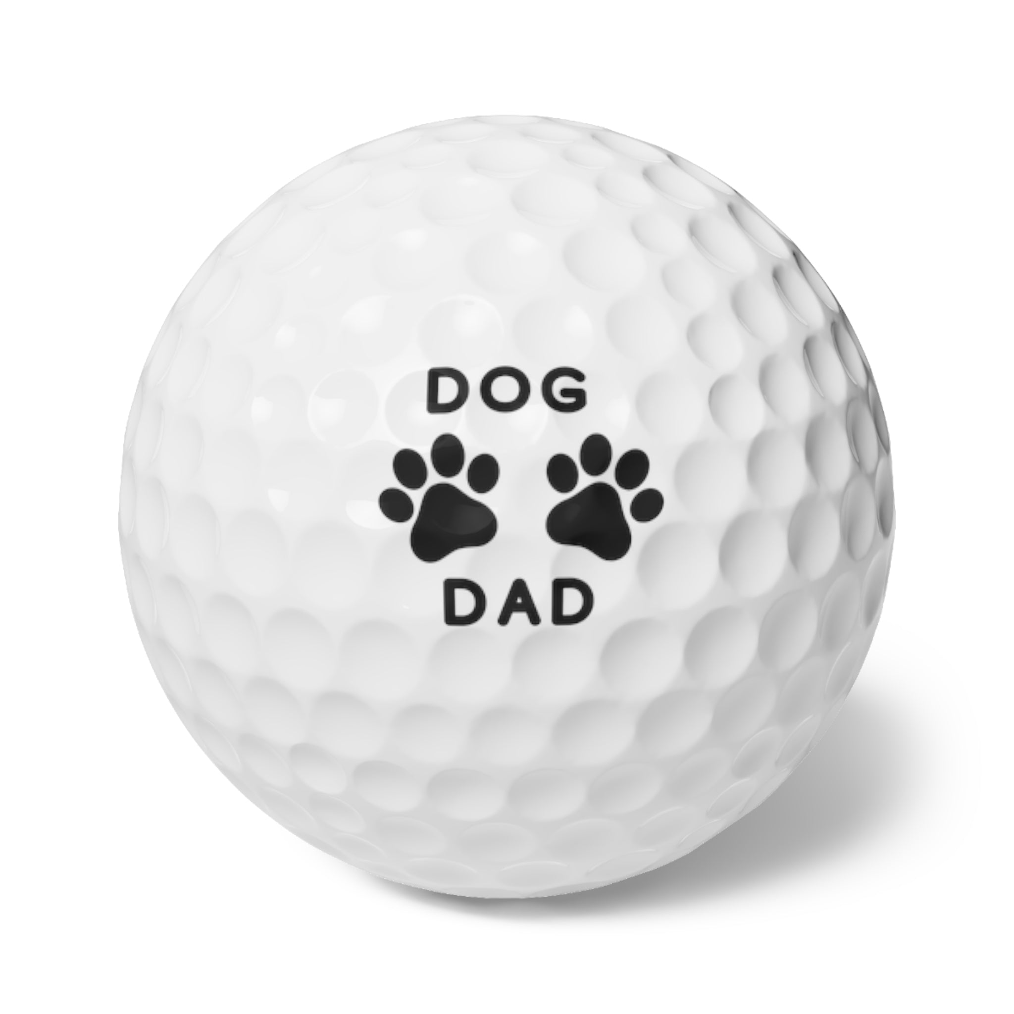 Dog Dad Golf Ball: Swing in Style with this Perfect Gift for Canine-Loving Dads - Golf Balls, 6pcs