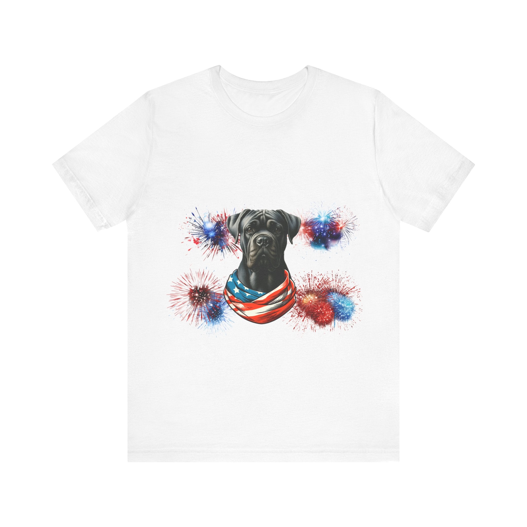 Celebrate Cane Corso Dog Patriotic Unisex Jersey Short Sleeve Tee Bella Canvas 3001