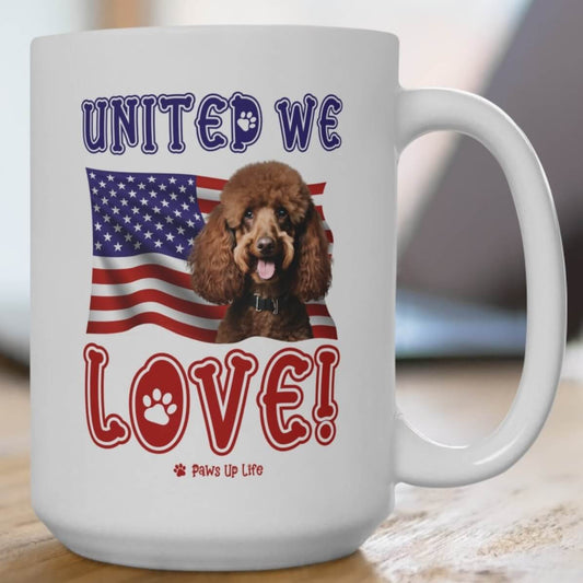 Patriotic Poodle Mug