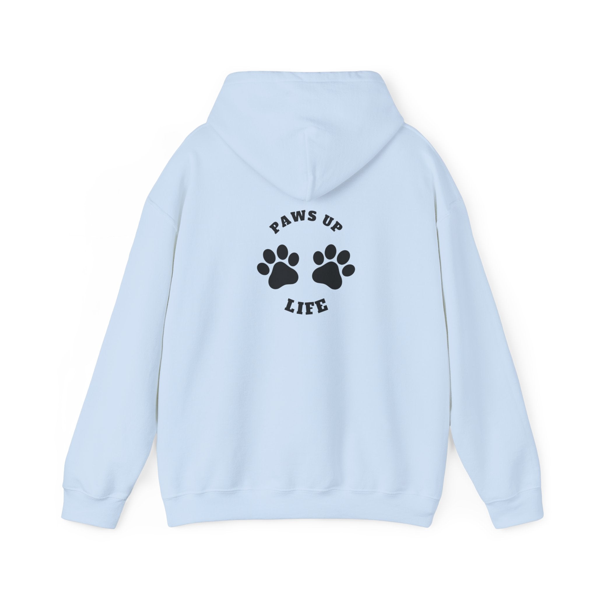 Italian Greyhound Hoodie With The Paws Up Logo On The Back Of Hoodie. Unisex Hooded Sweatshirt for Dog Mom or Dad - Adults & Kids | Perfect Gifts for Pet Lovers - Cozy and Stylish ApparelUnisex Heavy Blend™ Hooded Sweatshirt