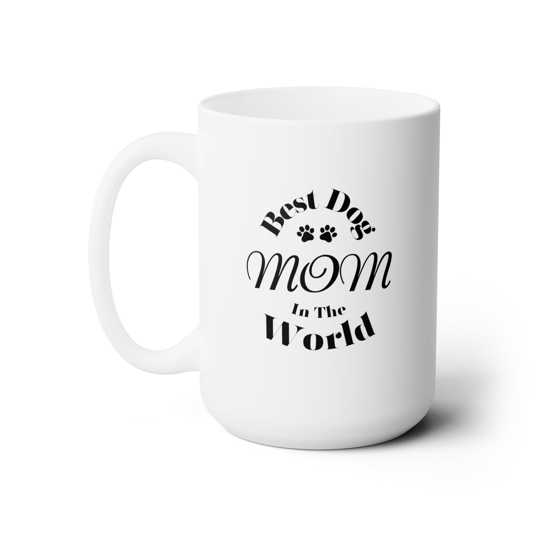 Best Dog Mom in the World 15oz Mug - Perfect Gift for Proud Dog Mom's - Ceramic Mug 15oz |Dog Mom|Mother's Day|Birthday|Christmas| Gift For Her| New Puppy| Pet Adoption| Coffee Mug