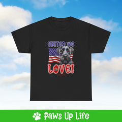 Giant Schnauzer Dog United We Love Dog Tee, Shirt, Unisex Pet Lover Gift, Dog Mom Dad Tshirt, Animal Rescue Advocate, Cute Puppy Graphic Top Classic Collar