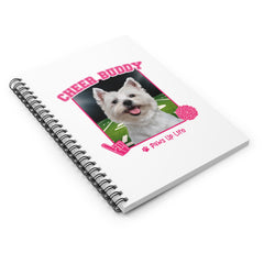 Norwich Terrier Football Cheer Buddy Cheerleading Dog Spiral Notebook for Office and Home - Ruled Line | Paws Up Life, LLC