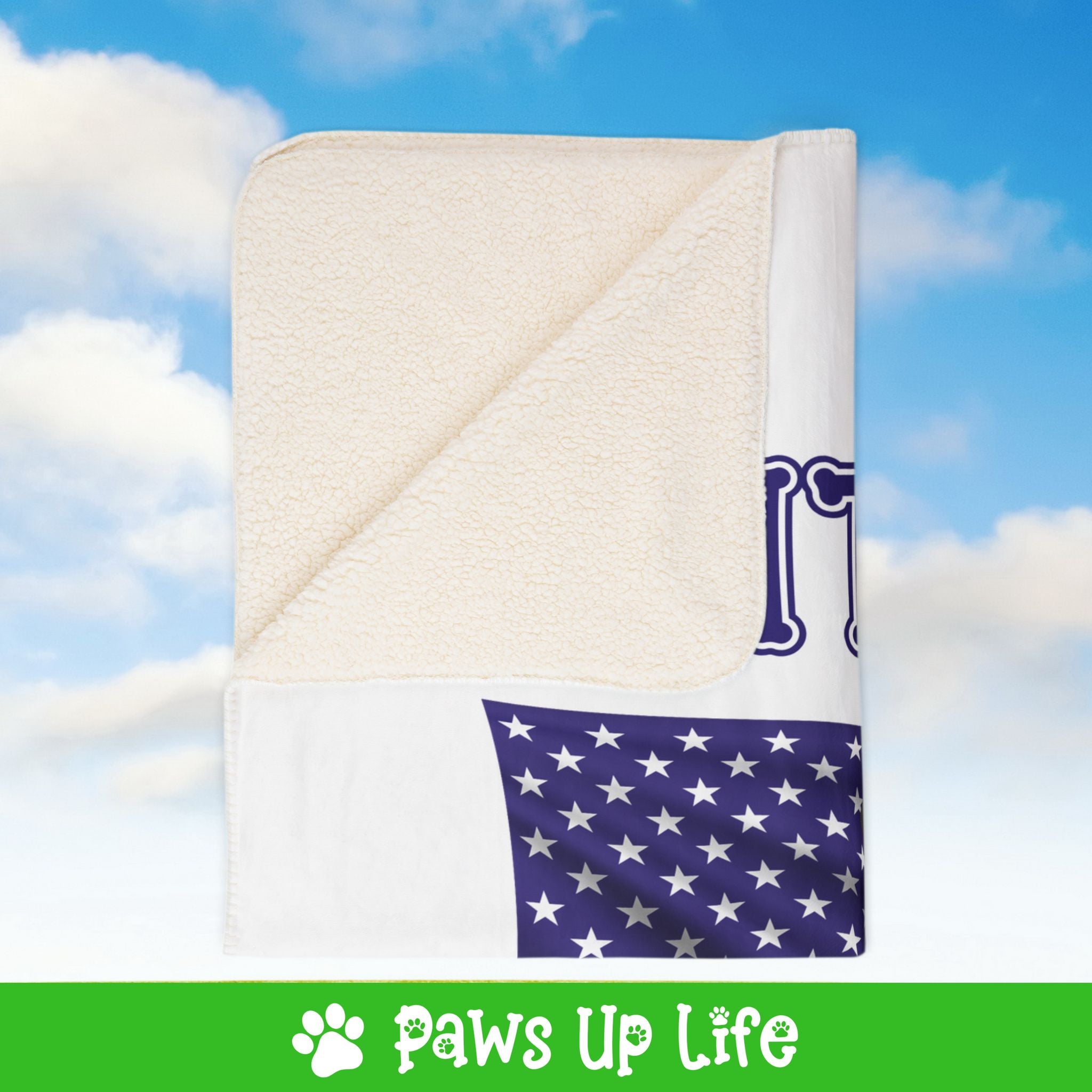 Dalmatian Dog United We Love Fleece Sherpa Blanket - Perfect for Snuggling and Cozy Napping | Paws Up Life, LLC