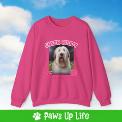 Briard Football Cheer Buddy Cheerleading Dog Crewneck Sweatshirt, Unisex Gift for Animal Lovers, Dog Mom Dad Sweatshirt, Cute Dog Lover Apparel, Fun Pet | Paws Up Life, LLC