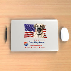 Sticker | Vote for My Dog Campaign Personalized Sticker - 5 Sizes to choose from