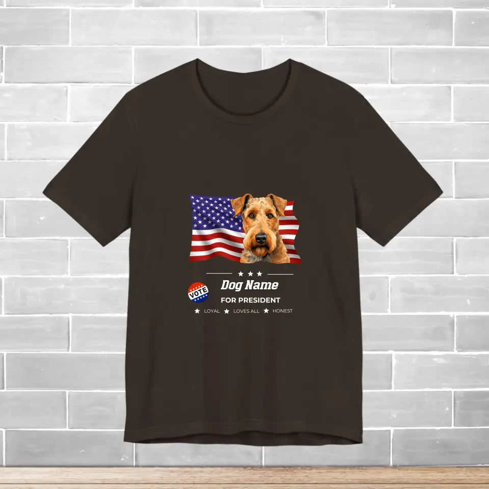 T-Shirt | Vote for My Dog Campaign Personalized TShirt Tee