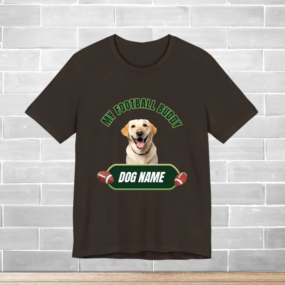 T-Shirt | My Football Buddy Dog Pet Personalized Tee