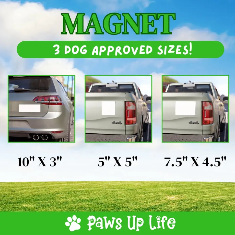 Magnet | Vote for My Dog Campaign Personalized Car Bumper Fridge Magnet