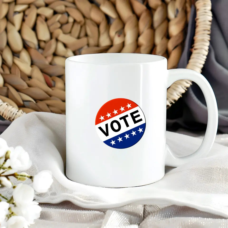 20oz Mug | Vote for My Dog Personalized Campaign Jumbo 20oz Coffee Mug