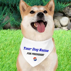 Dog Bandana | Vote for My Dog Personalized Campaign Bandana