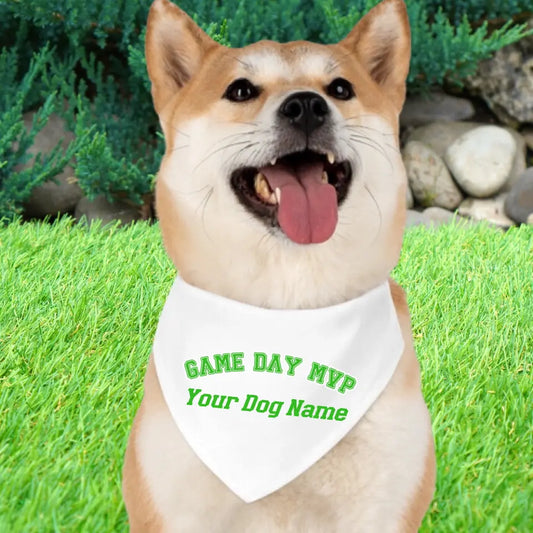 Bandana | Game Day MVP Dog Personalized Football Adjustable Bandana