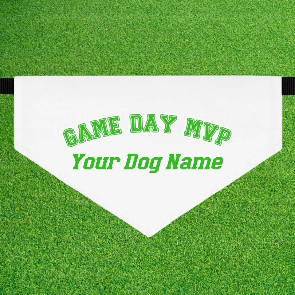 Bandana | Game Day MVP Dog Personalized Football Adjustable Bandana