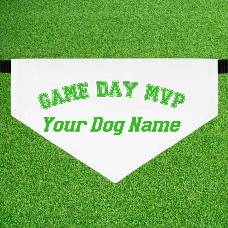 Bandana | Game Day MVP Dog Personalized Football Adjustable Bandana