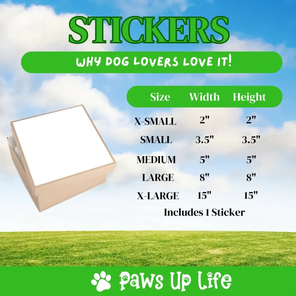 Stickers | Game Day MVP Dog Personalized Football Vinyl Stickers