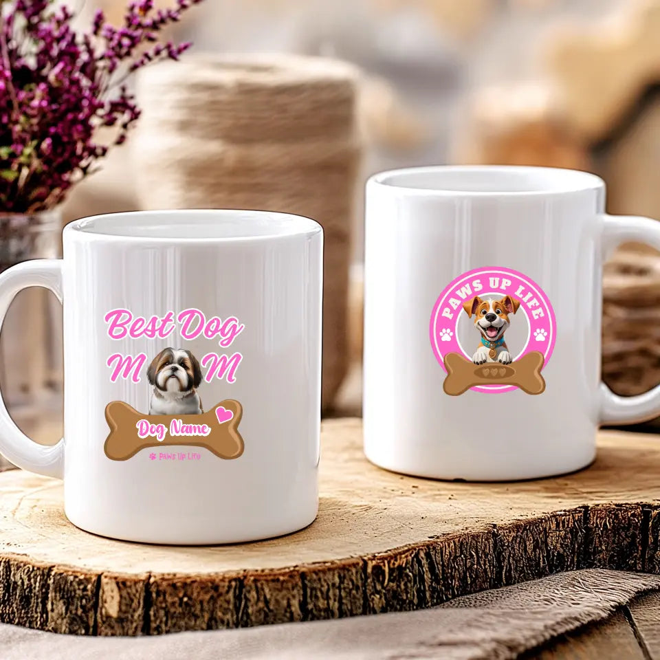 Coffee Mug | Dog Mom Personalized 20oz Coffee Mug