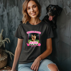 TShirt | Cheerleader Dog Personalized Jersey T-Shirt Tee for Puppy Pet Cheer