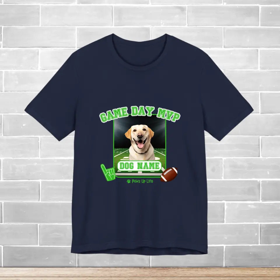 TShirt | Game Day MVP Football Dog Personalized Jersey TShirt