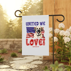 Garden Flag | United We Love Personalized Patriotic Garden Yard Flag