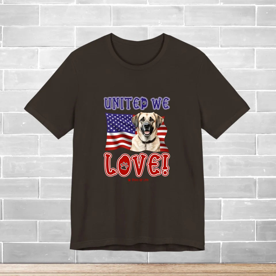 T-Shirt | United We Love Personalized Dog Breed TShirt Tee