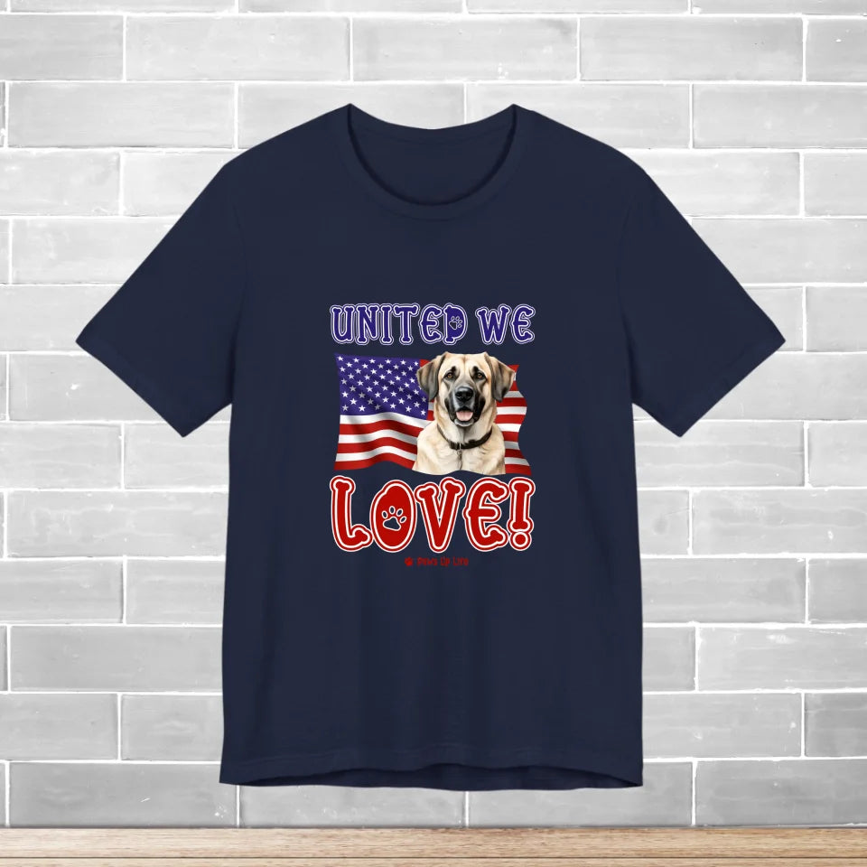 T-Shirt | United We Love Personalized Dog Breed TShirt Tee