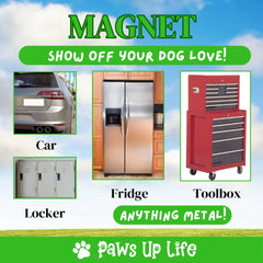 Magnet | United We Love Personalized Dog Breed Car Fridge 5x5 Magnet