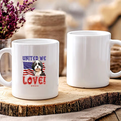 20oz Mug | United We Love Personalized Dog Breed Coffee Mug Jumbo 20oz