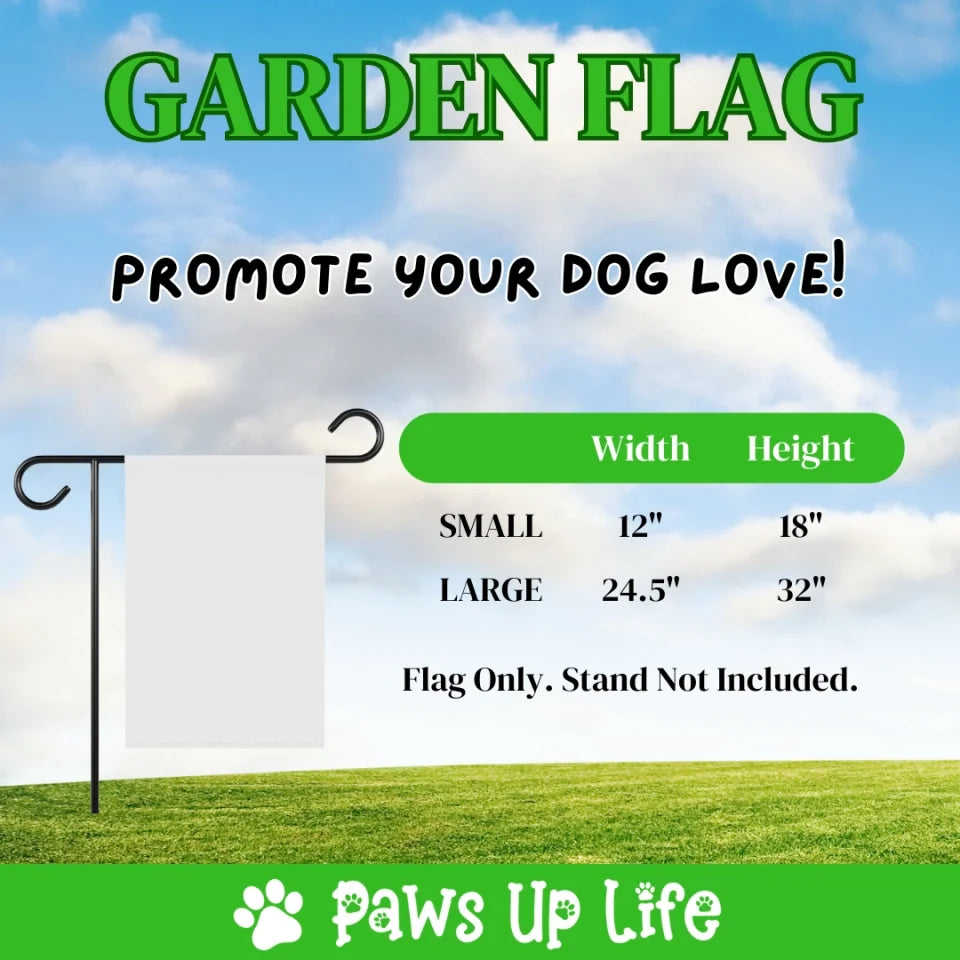 Merry Pawmas Personalized Dog Garden Flag - Merry Christmas Holiday Gift for Dog Lovers | Paws Up Life, LLC