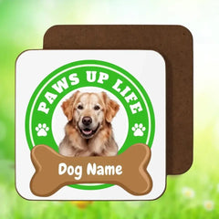 Paws Up Life Drink Coaster for Dog Lovers | Paws Up Life, LLC