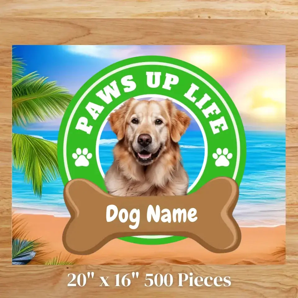 Paws Up Life Personalized Puzzles for Dog Lover Gifts | Paws Up Life, LLC